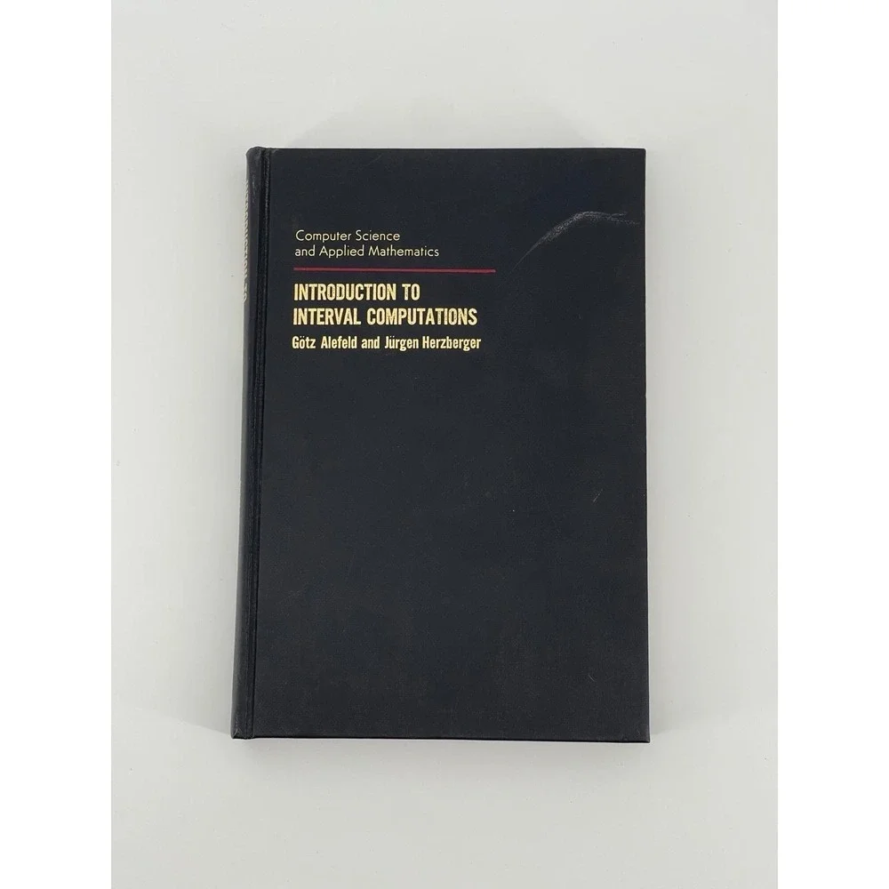 Introduction‎ to Interval Computations 1983 Hardcover Academic Press Math